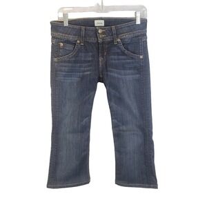 Hudson Cropped Signature Bootcut Dark Wash Jeans SZ 26/SZ 2/4‎